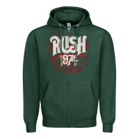 Sports Green Rush 1974 Zipper Hoodie - linhVisuals