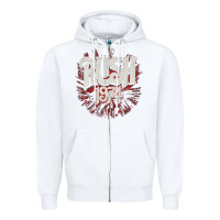White Rush 1974 Zipper Hoodie - linhVisuals