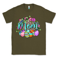 Army Green Easter Mom  Happy Easter Day Classic Tee - CowGirlArtShop