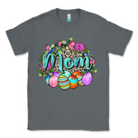 Charcoal Heather Easter Mom  Happy Easter Day Classic Tee - CowGirlArtShop
