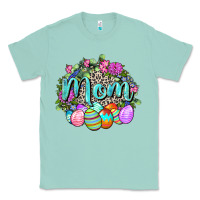 Seafoam Easter Mom  Happy Easter Day Classic Tee - CowGirlArtShop