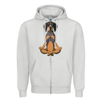 Yoga Fitness Bluetick Coonhound Dog 363 Bodybuilding Zipper Hoodie | Teevron