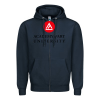 Navy academy of art, college design Zipper Hoodie - linhVisuals