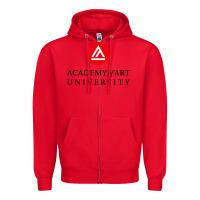 Red academy of art, college design Zipper Hoodie - linhVisuals