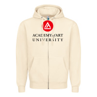 Sandshell academy of art, college design Zipper Hoodie - linhVisuals