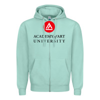 Seafoam academy of art, college design Zipper Hoodie - linhVisuals