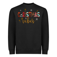 Black christmas vibes Heavyweight Sweatshirt - JahusDesignShop