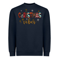 Navy christmas vibes Heavyweight Sweatshirt - JahusDesignShop