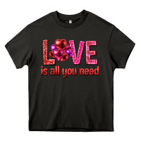 Asphalt Love is all you need Valentine's Day Heavy Core Tee - HowdyJamesFarm