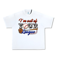White i' m out of your league Urban Heavy Tee - BundleAndBundleShop