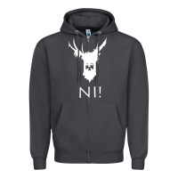 Smoke knights who say ni Zipper Hoodie - linhVisuals