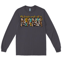 Smoke my favorite peoplle call me mama Long Sleeve Tee - CowhideDigitalArt