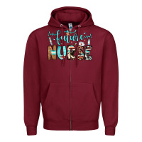 Burgundy future nurse Zipper Hoodie - JahusDesignShop