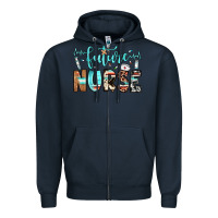 Navy future nurse Zipper Hoodie - JahusDesignShop