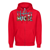 Red future nurse Zipper Hoodie - JahusDesignShop