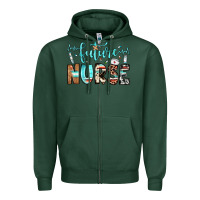 Sports Green future nurse Zipper Hoodie - JahusDesignShop