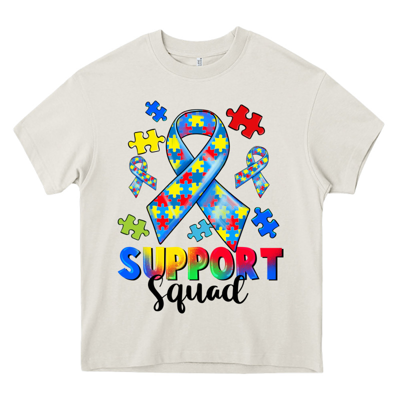 Support Squad Autism Heavy Core Tee by CowGirlArtShop | Teevron