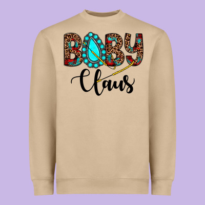 Baby Claus Heavyweight Sweatshirt Designed By Jahusdesignshop