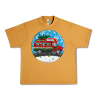 Peanut Butter santa claus with retro van  christmas ornament Urban Heavy Tee - BundleAndBundleShop