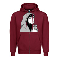 Burgundy Tori Heart Spring Heartstopper Zipper Hoodie - linhVisuals