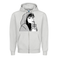 Dove Grey Tori Heart Spring Heartstopper Zipper Hoodie - linhVisuals