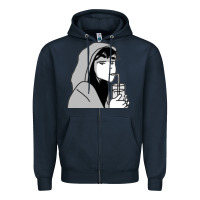 Navy Tori Heart Spring Heartstopper Zipper Hoodie - linhVisuals