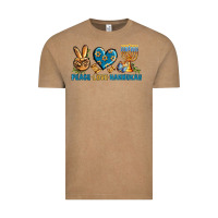 Vintage Coffee Peace Love Hannukah Vintage Tee - BundleAndBundleShop