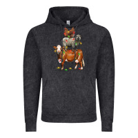 Vintage Black Christmas cow sheep and chicken Vintage Hoodie - LillyAllenDesigns