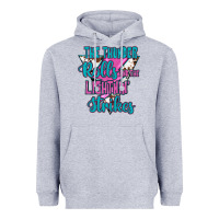 Heather Grey The Thunder Rolls And The Lıghtnıng Strikes Heavyweight Hoodie - JahusDesignShop