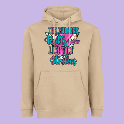 The Thunder Rolls And The Lıghtnıng Strikes Heavyweight Hoodie Designed By Jahusdesignshop