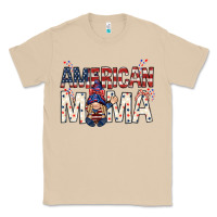 Mushroom American mama with gnome mothers day Classic Tee - HowdyJamesFarm