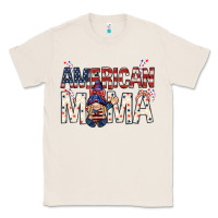 Natural American mama with gnome mothers day Classic Tee - HowdyJamesFarm