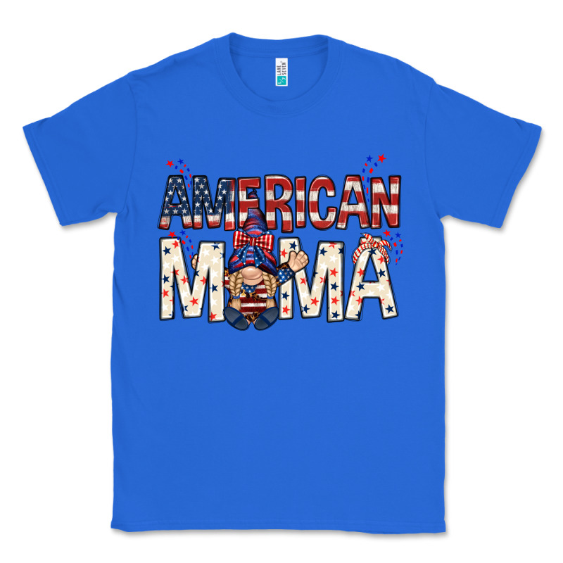 American Mama With Gnome Mothers Day Classic Tee by HowdyJamesFarm | Teevron