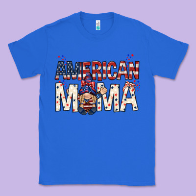 American Mama With Gnome Mothers Day Classic Tee Designed By Howdyjamesfarm