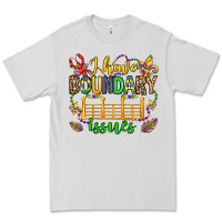 Dove Grey ı have boundary issues mardi gras olivia Premium Tee - OliviaCreatesArt