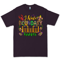 Plum ı have boundary issues mardi gras olivia Premium Tee - OliviaCreatesArt