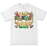 White ı have boundary issues mardi gras olivia Premium Tee - OliviaCreatesArt