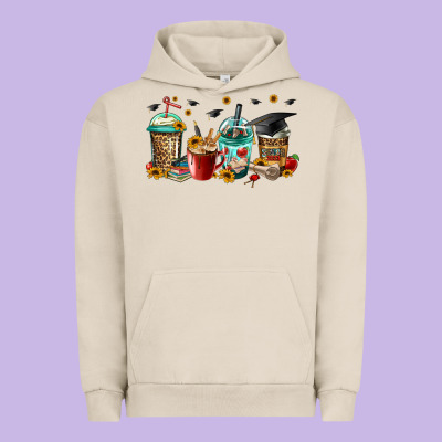 Senior 2023 Graduation Coffee Urban Hoodie Designed By Jasminsmagicworld