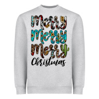 Heather Grey merry christmas Heavyweight Sweatshirt - JahusDesignShop
