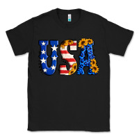 Black usa western font Classic Tee - Jasminsmagicworld