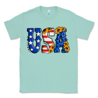 Seafoam usa western font Classic Tee - Jasminsmagicworld