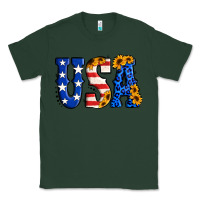 Sports Green usa western font Classic Tee - Jasminsmagicworld