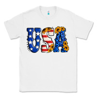 White usa western font Classic Tee - Jasminsmagicworld
