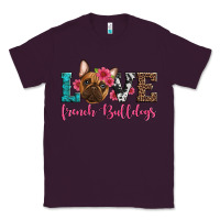 Plum love french bulldogs Classic Tee - Artiststas
