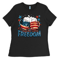 Black Tastes like freedom Ladies Tee - FaDigitalArtStudio