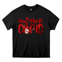 Black Hey there Cupid Valentine's Day Heavy Core Tee - HowdyJamesFarm