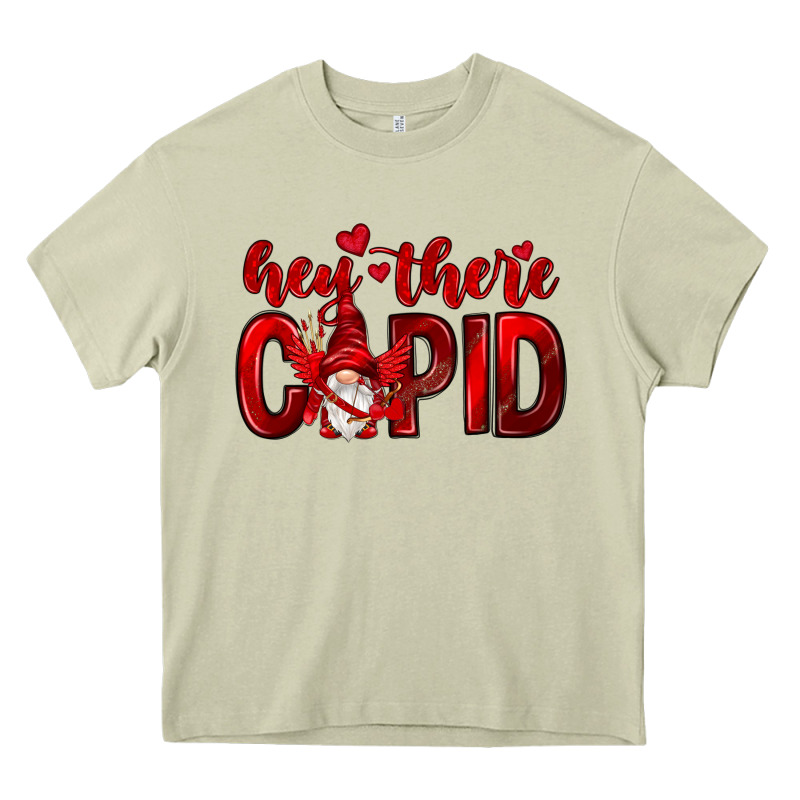 Hey There Cupid Valentine's Day Heavy Core Tee by HowdyJamesFarm | Teevron