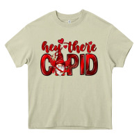 Mossy Hey there Cupid Valentine's Day Heavy Core Tee - HowdyJamesFarm