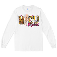 White Nicu Mama Long Sleeve Tee - CowhideDigitalArt
