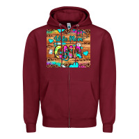 Burgundy wife mom cna Zipper Hoodie - JahusDesignShop
